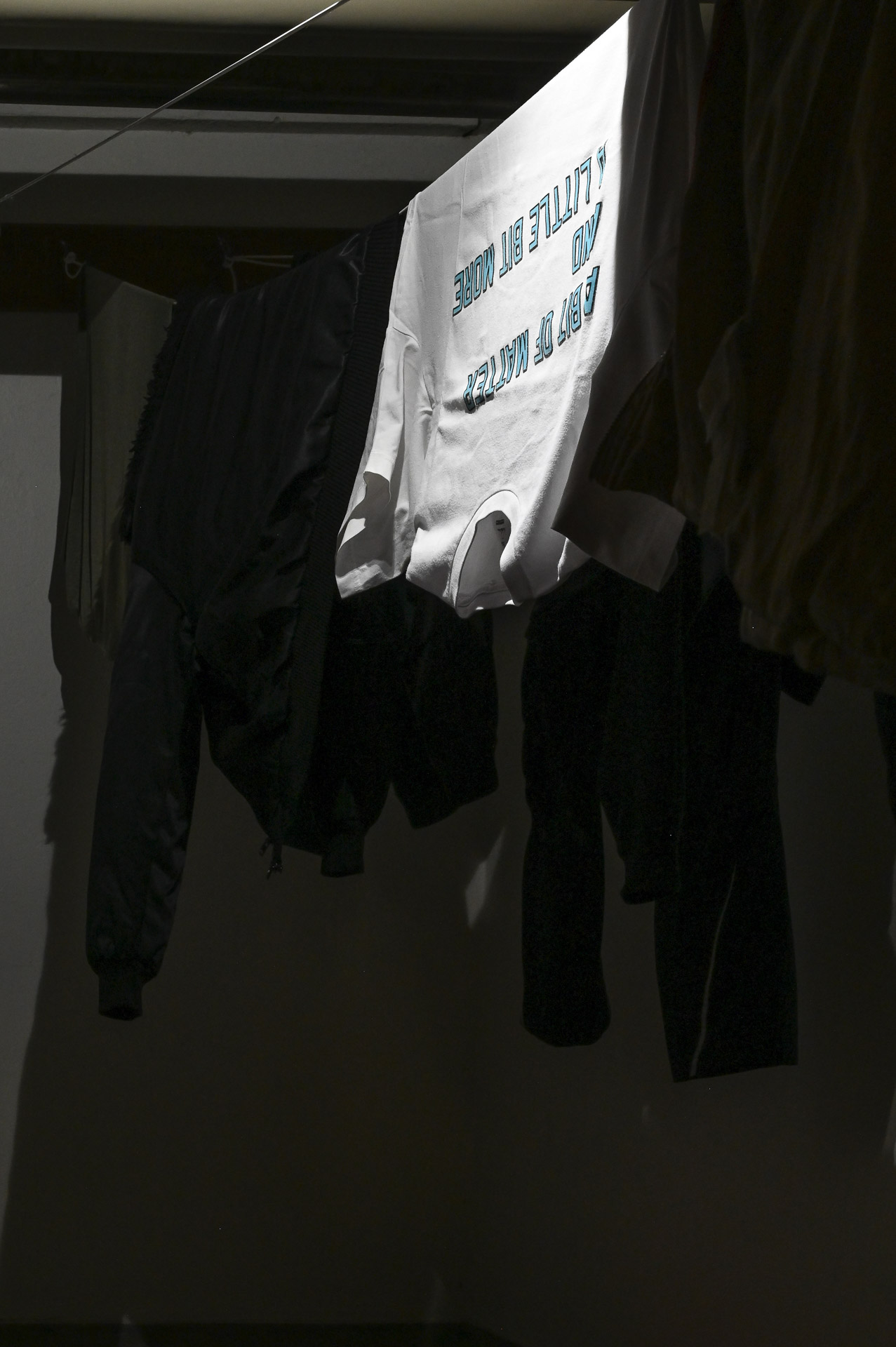 Ilja Zaharov, We Have McDonald's at Home, 2026, Ersatz und Teile, Basel, Lawrence Weiner