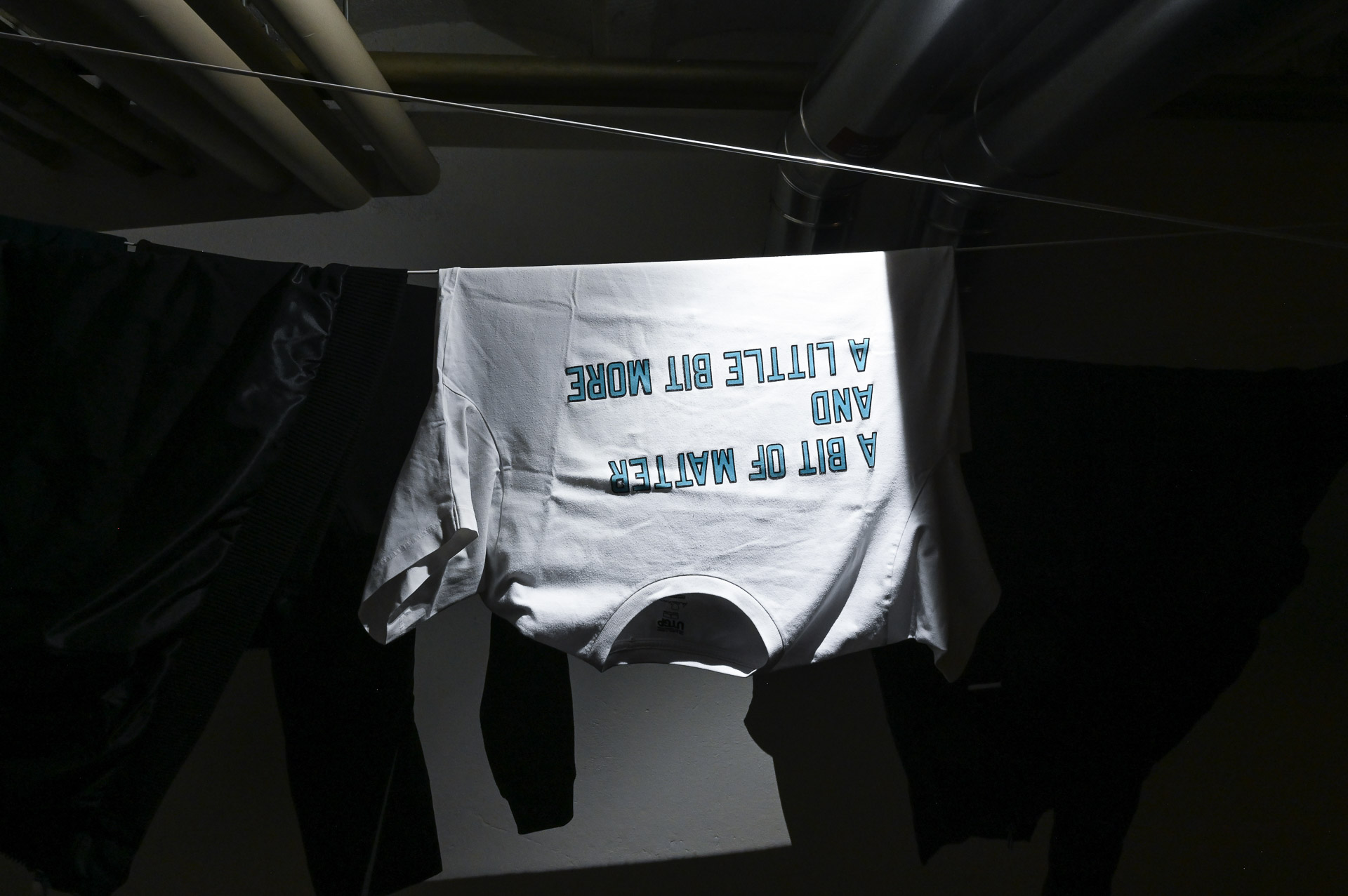 Ilja Zaharov, We Have McDonald's at Home, 2026, Ersatz und Teile, Basel, Lawrence Weiner